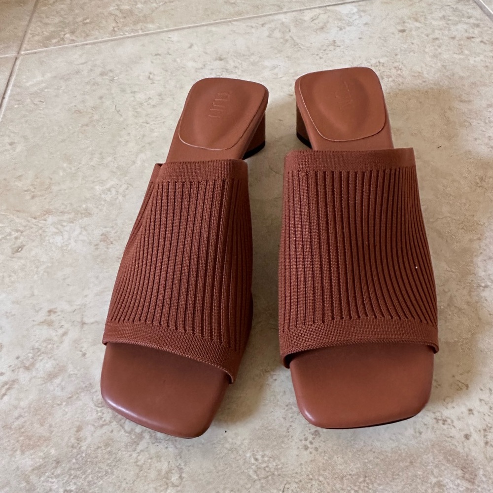 Burnt orange brown tan TIJN MULES